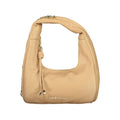 Mario Valentino Beige Polyurethane Damen-Handtasche für schicken Alltagsstil