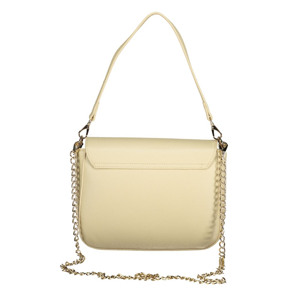 Mario Valentino Beige Polyurethane Damen Handtasche