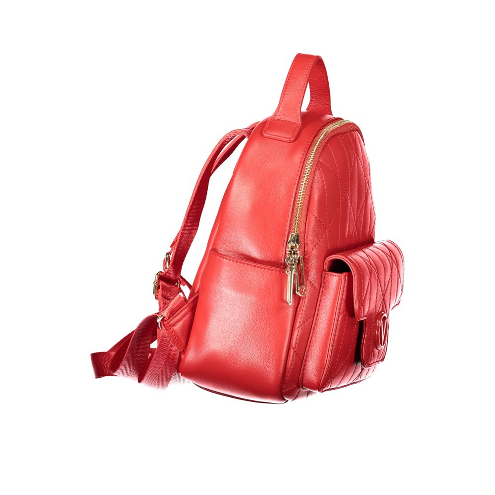 Mario Valentino Roter Rucksack aus Polyurethan für Damen