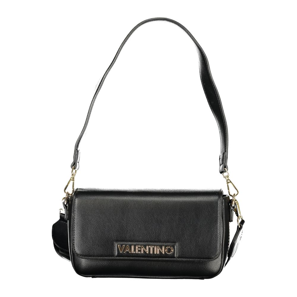 Mario Valentino Nero Poliuretano Damen-Tasche mit verstellbarem Schultergurt