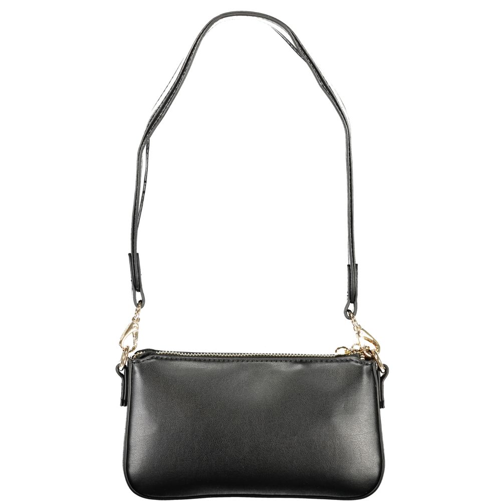 Mario Valentino Nero Polyurethane Damenhandtasche