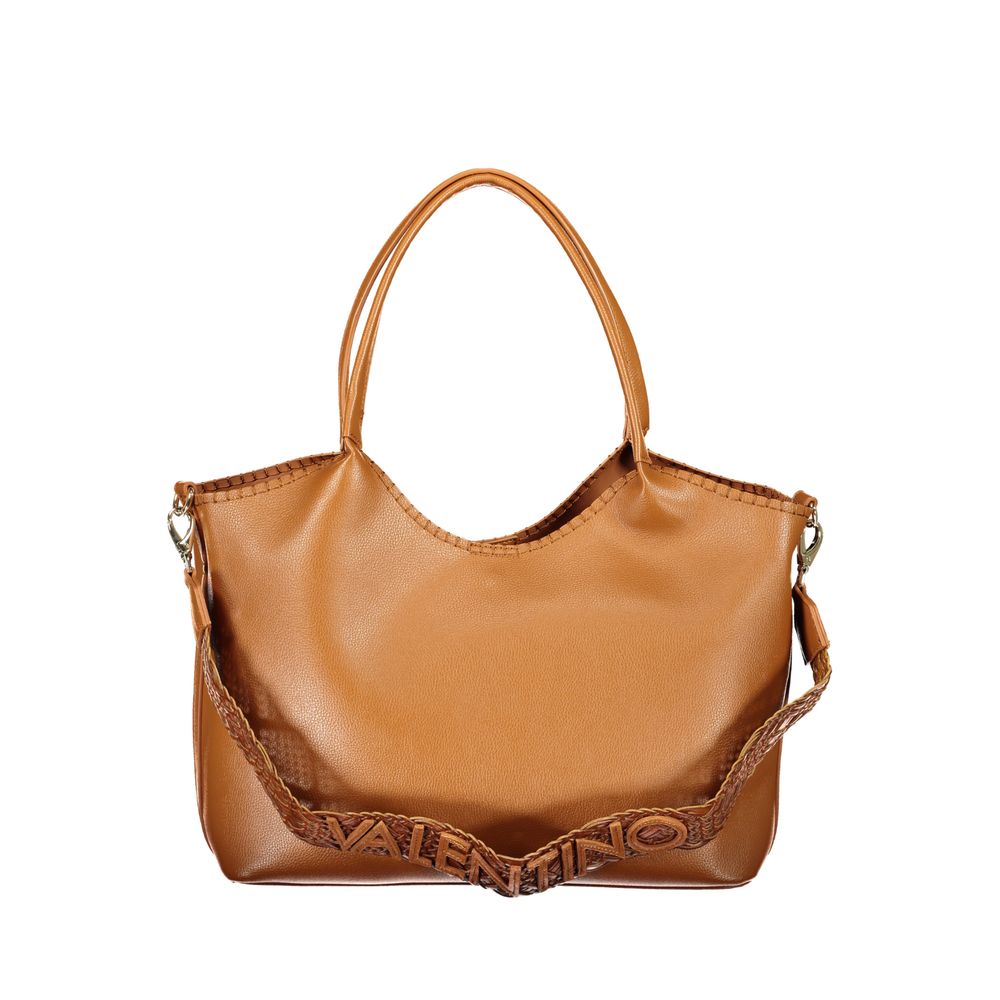 Mario Valentino Braune Handtasche aus Polyethylen