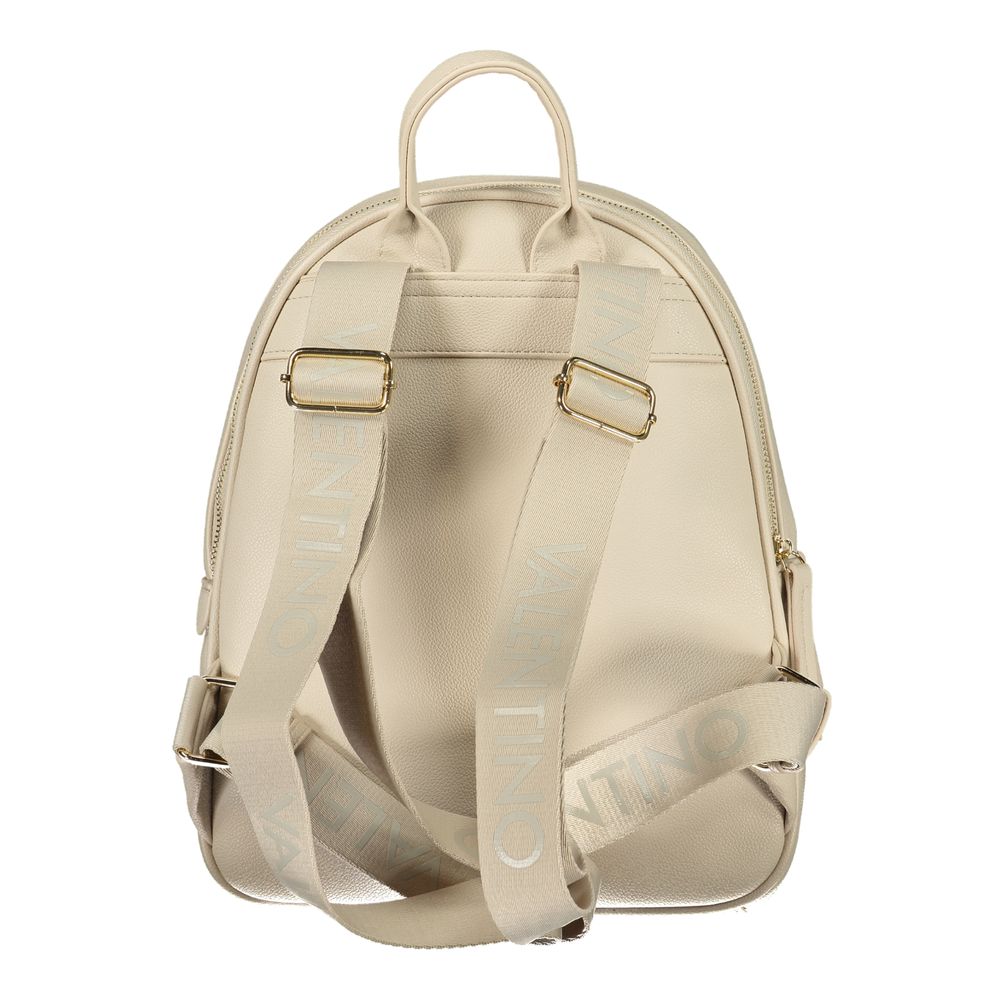 Mario Valentino Beige Polyurethan Damenrucksack
