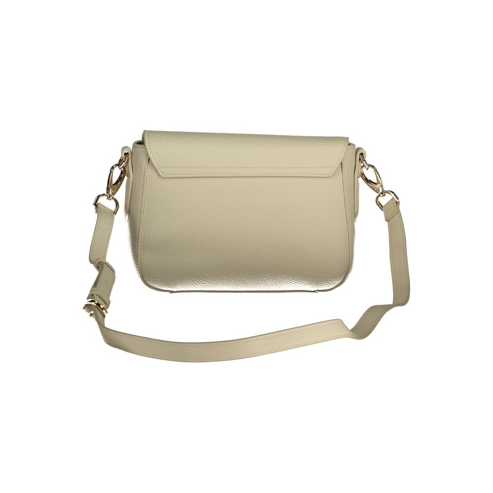 Mario Valentino Beige Polyurethane Damen Handtasche