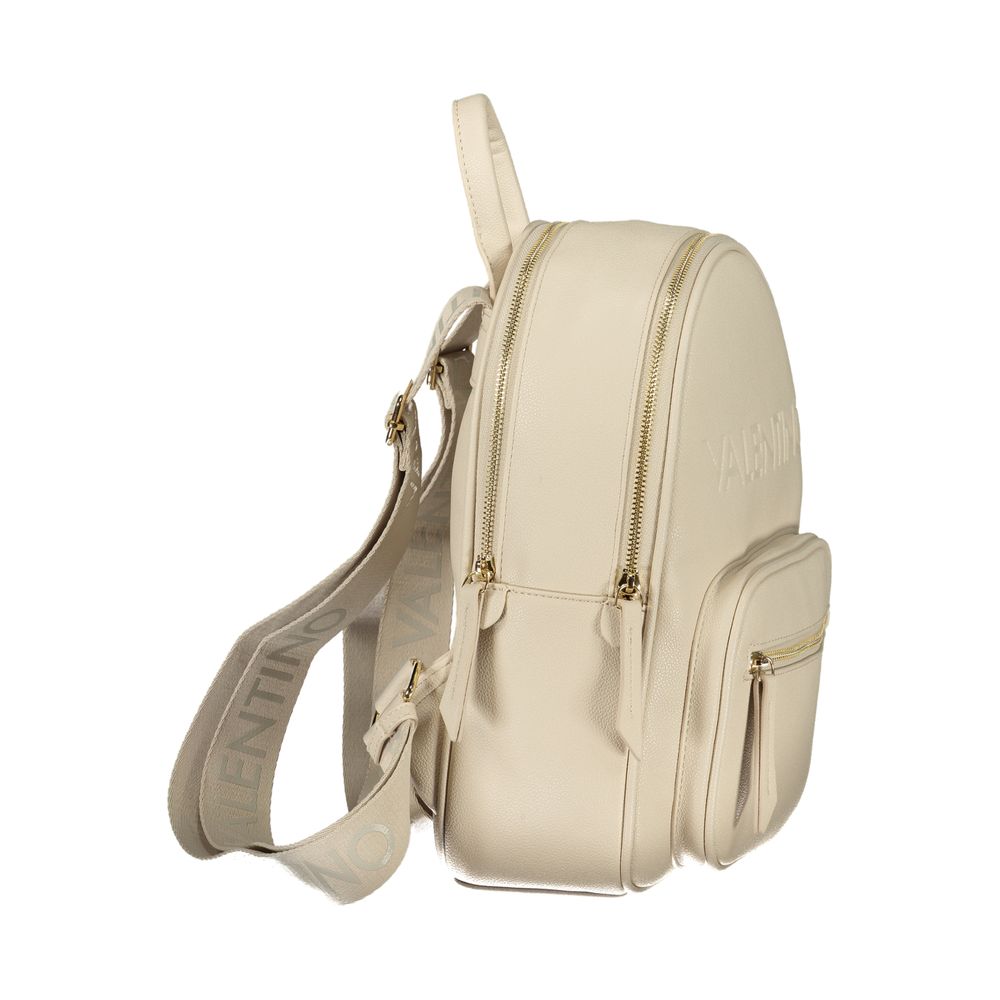 Mario Valentino Beige Polyurethan Damenrucksack