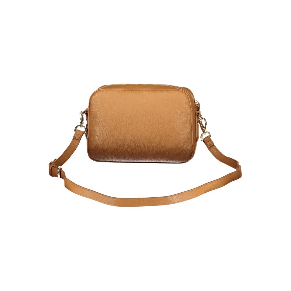 Mario Valentino Braune Damenhandtasche aus Polyurethan