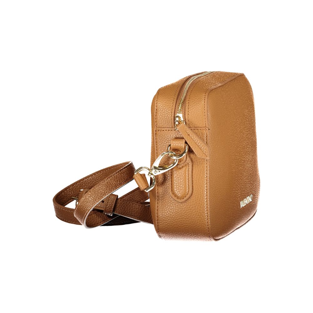 Mario Valentino Braune Damenhandtasche aus Polyurethan