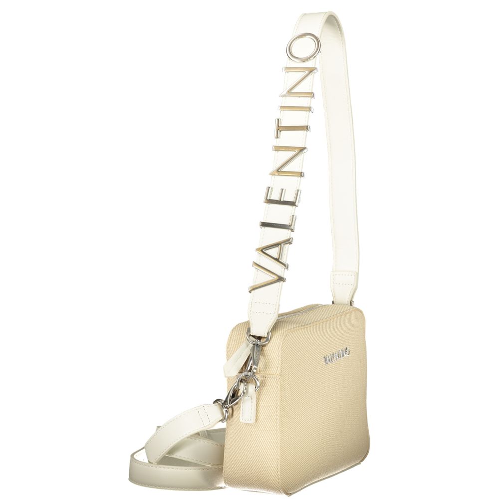 Mario Valentino Beige Polyurethane Damen Handtasche