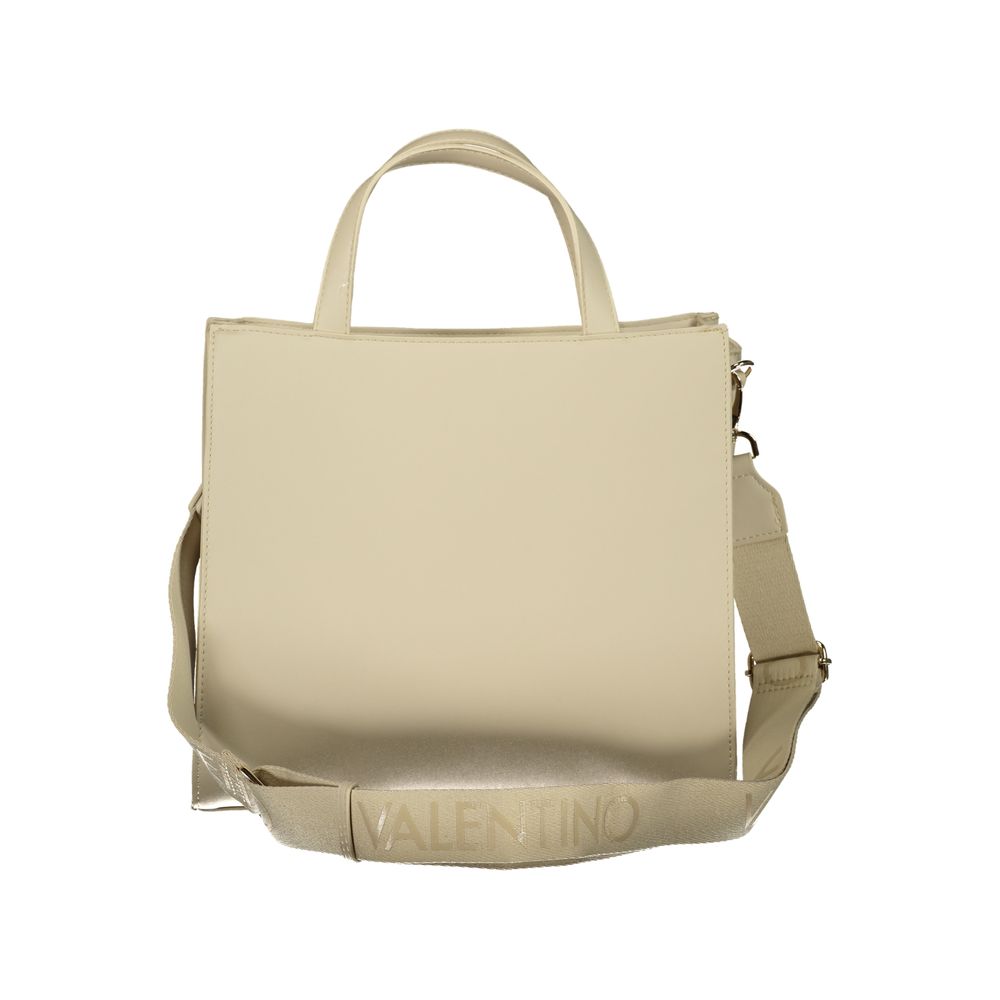 Mario Valentino Beige Polyurethane Damenhandtasche