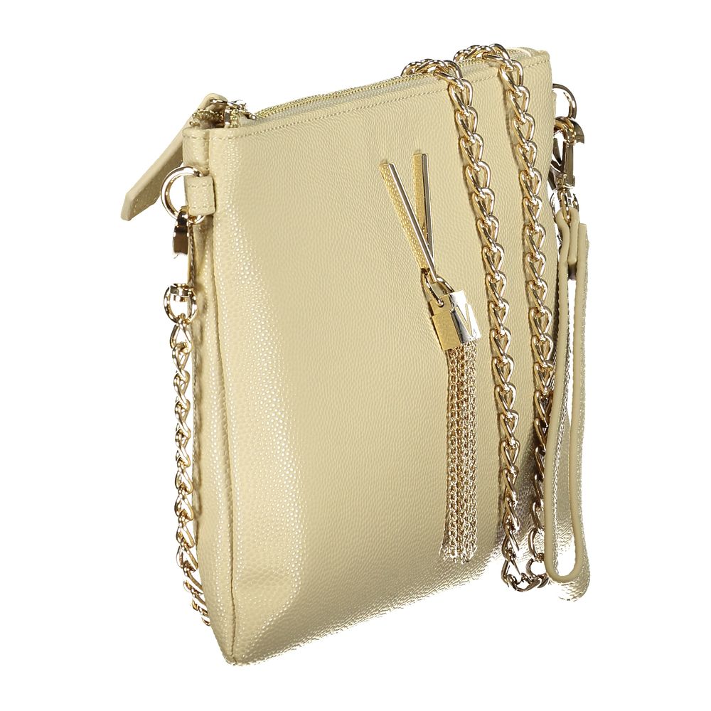 Mario Valentino Beige Polyurethane Damen Handtasche