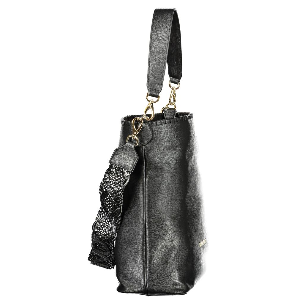 Mario Valentino Nero Polyurethane Damen-Handtasche