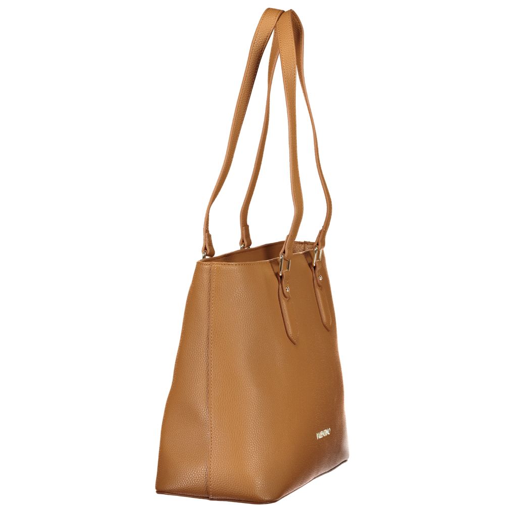Mario Valentino Braune Damenhandtasche aus Polyurethan
