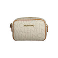 Mario Valentino Beige Polyurethan Damentasche mit verstellbarem, abnehmbarem Riemen