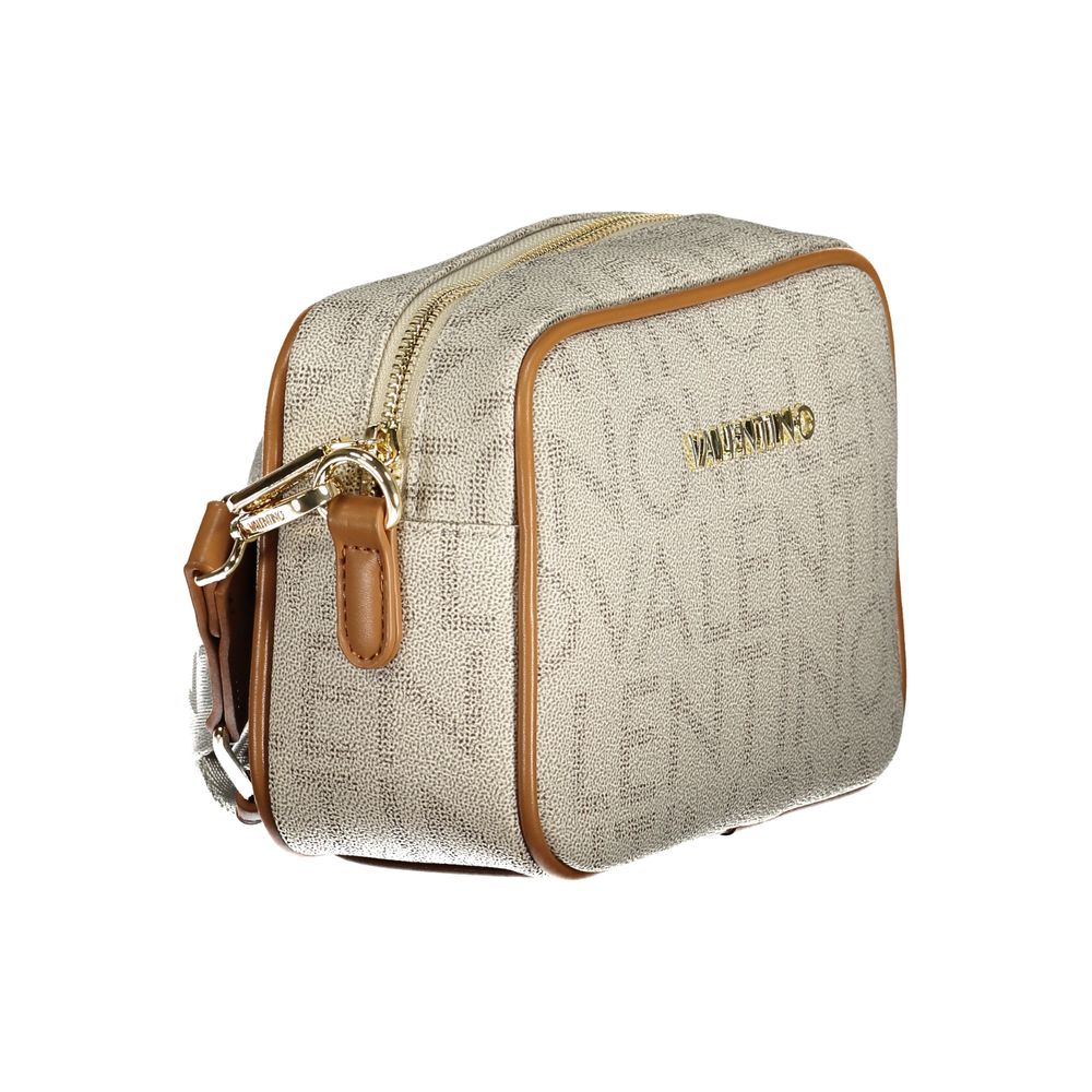Mario Valentino Beige Polyurethan Damentasche mit verstellbarem, abnehmbarem Riemen