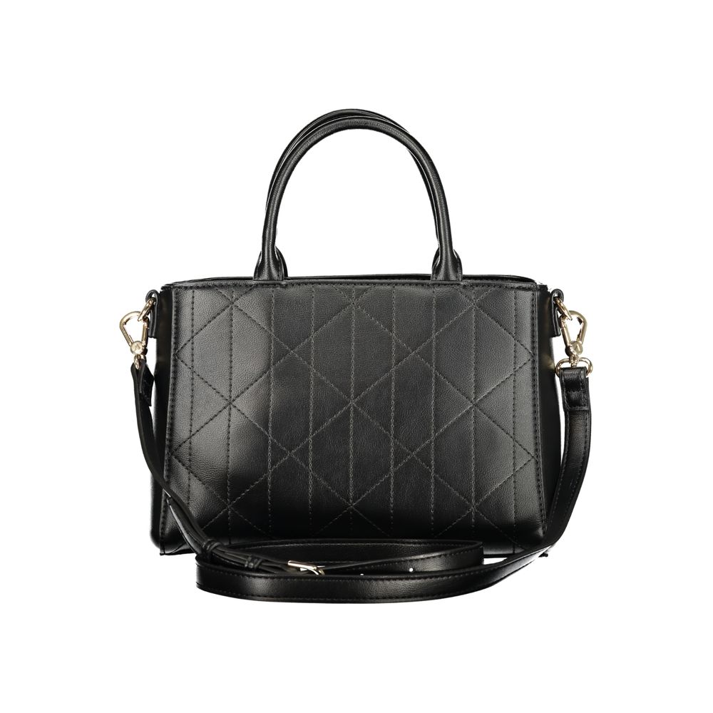 Mario Valentino Nero Polyurethane Damenhandtasche