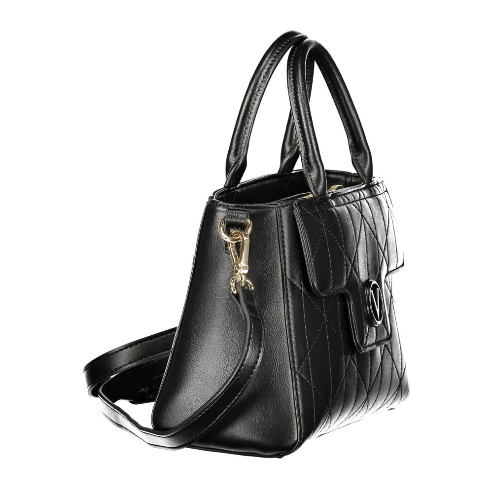 Mario Valentino Nero Polyurethane Damenhandtasche
