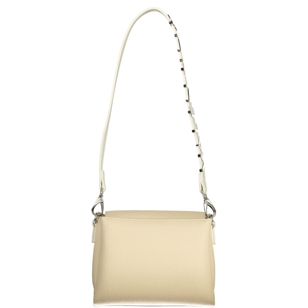 Mario Valentino Beige Polyurethane Damen Handtasche