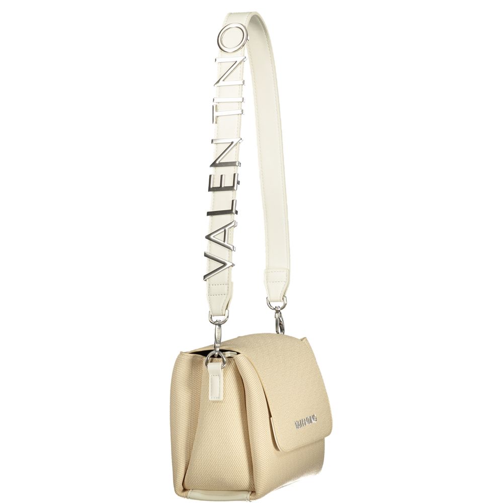 Mario Valentino Beige Polyurethane Damen Handtasche