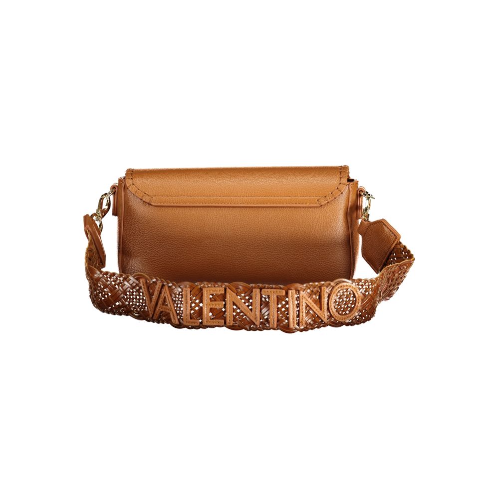 Mario Valentino Braune Damenhandtasche aus Polyurethan