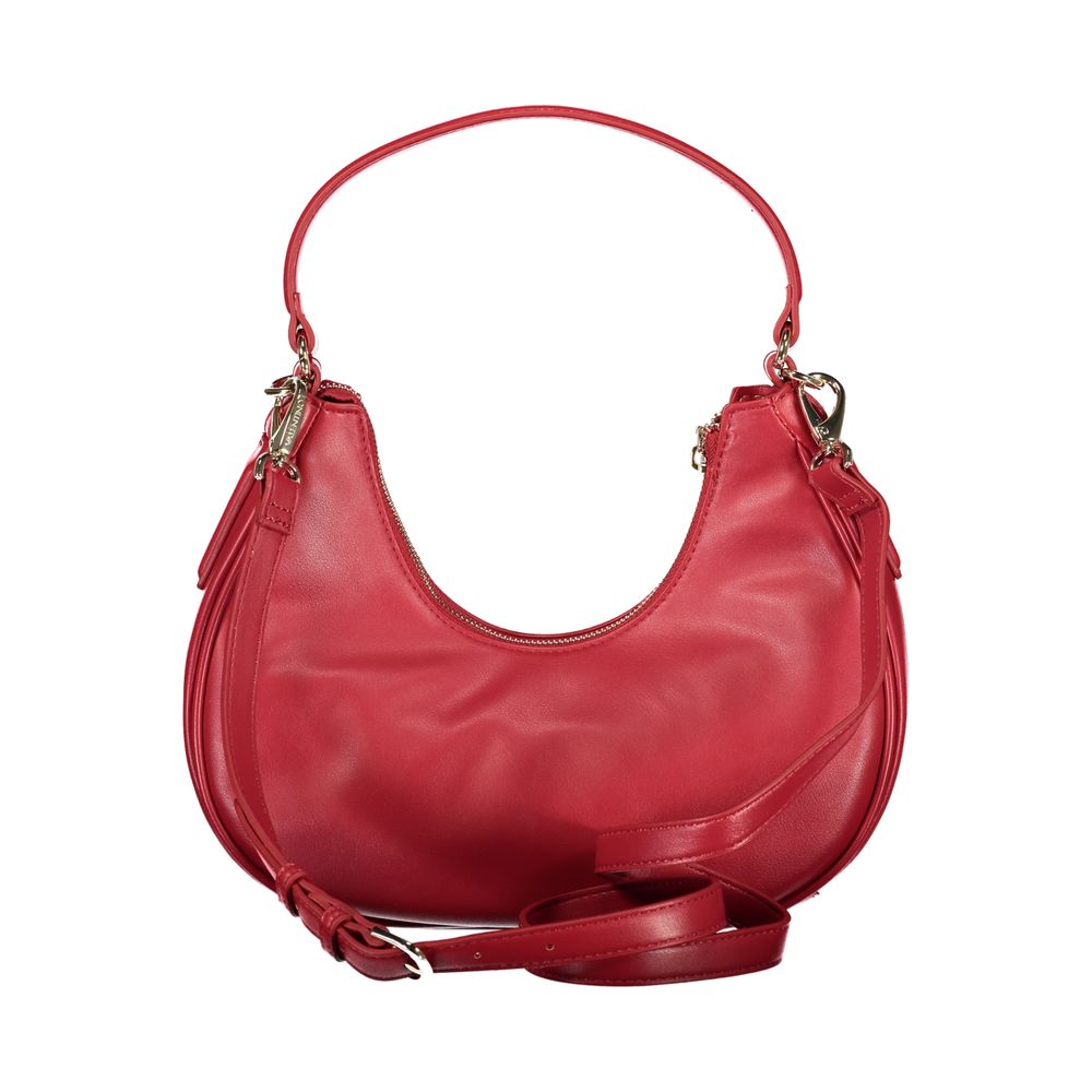 Mario Valentino Schultertasche aus rotem Polyurethan für Damen