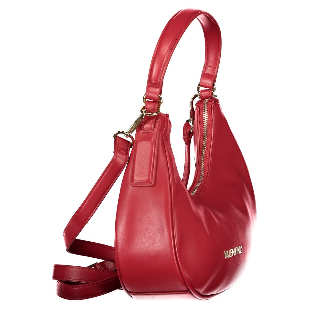 Mario Valentino Schultertasche aus rotem Polyurethan für Damen
