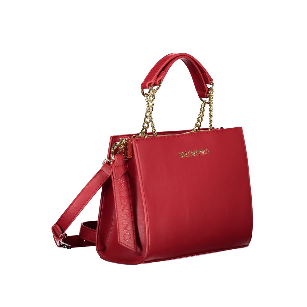 Mario Valentino Rote Handtasche aus Polyethylen