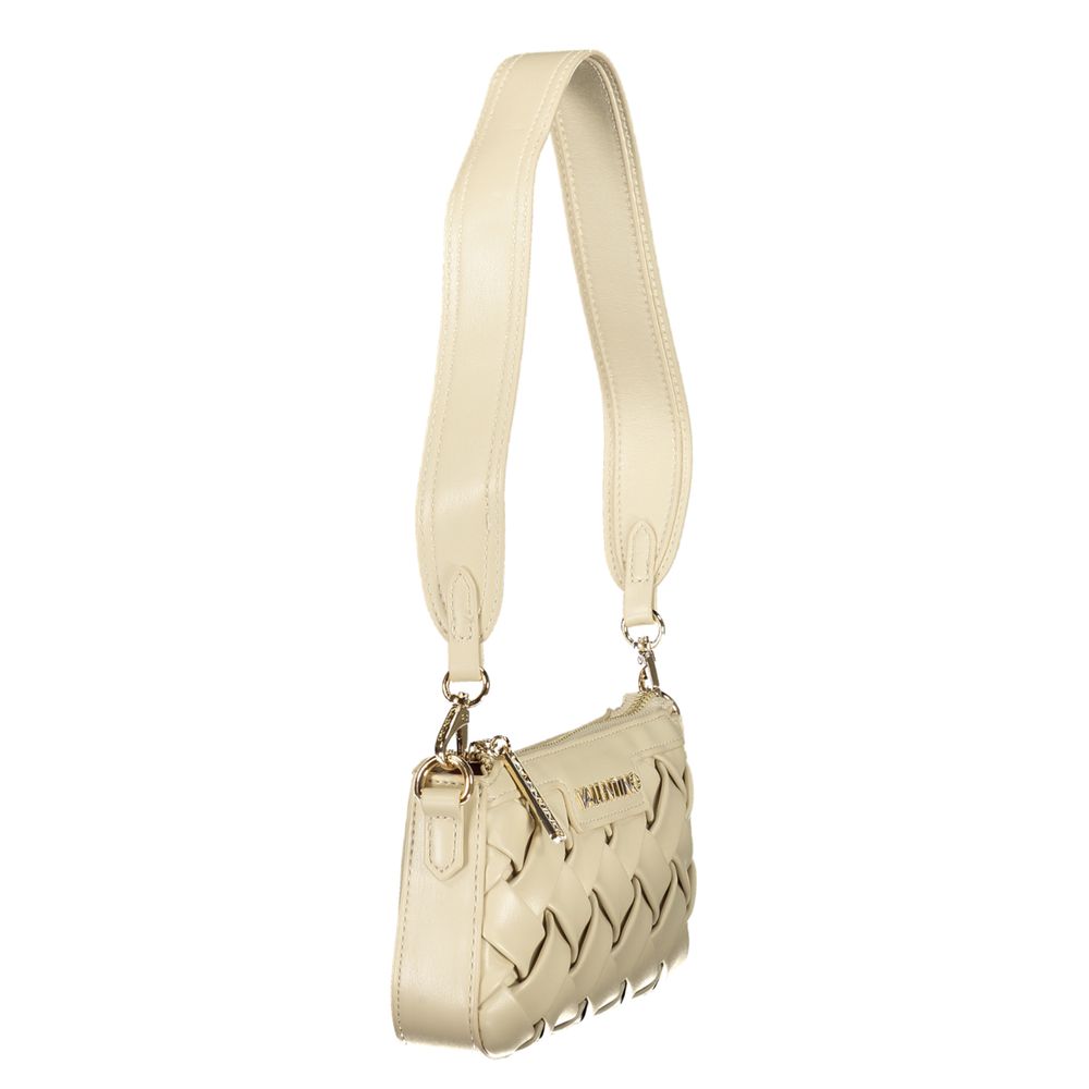 Mario Valentino Beige Polyurethane Damen Handtasche