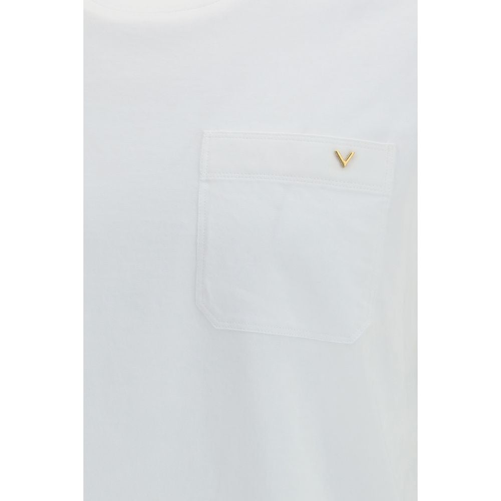 Valentino Weißes Baumwoll-T-Shirt