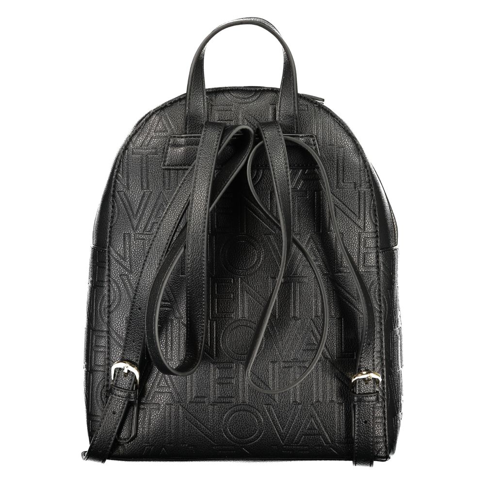 Mario Valentino Schwarzer Rucksack aus Polyurethan für Damen
