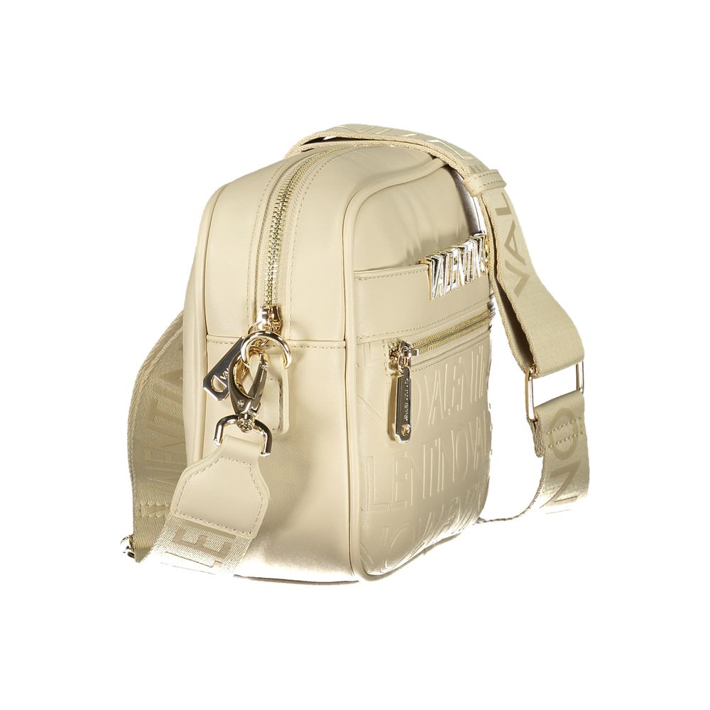 Mario Valentino Beige Polyurethane Damen Handtasche