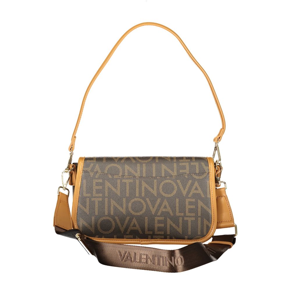 Mario Valentino Braune Polyurethan Donna Tasche