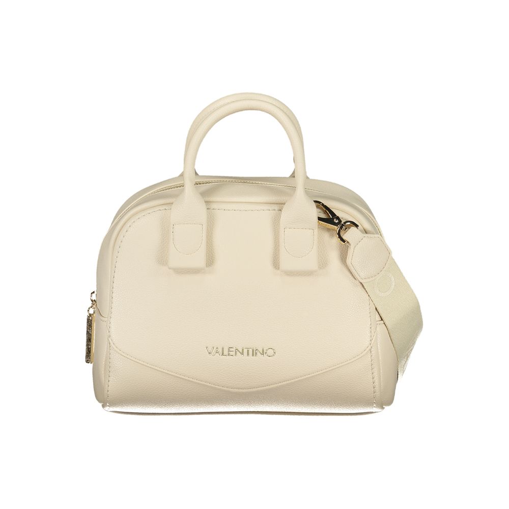 Mario Valentino Beige Polyurethane Damen Handtasche