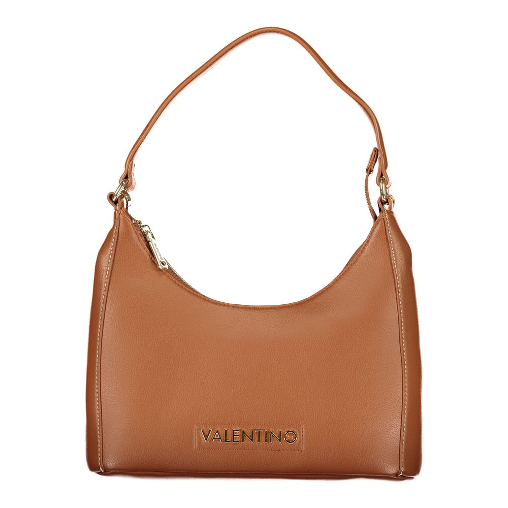 Mario Valentino Braune Damenhandtasche aus Polyurethan