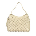 Mario Valentino Beige Polyurethane Damen Handtasche
