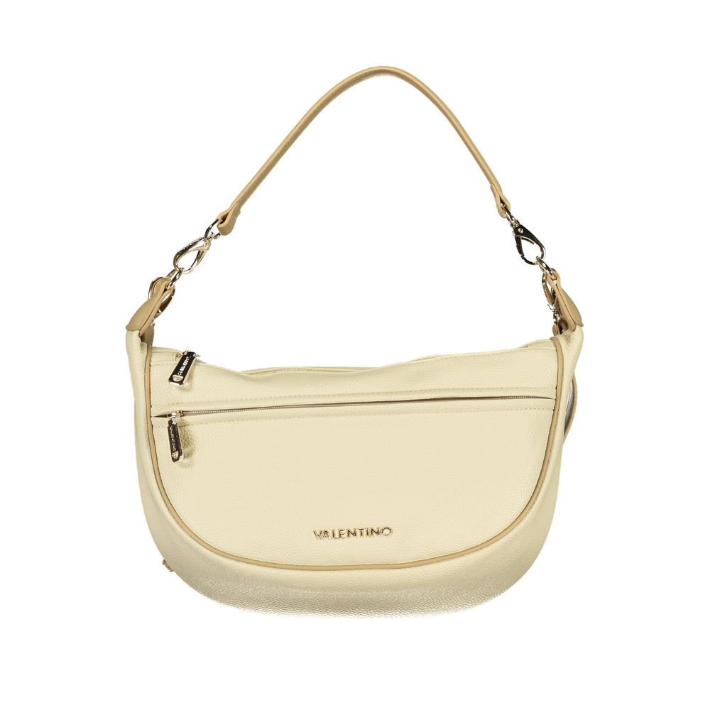 Mario Valentino Beige Polyurethane Damen Handtasche