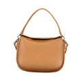 Mario Valentino Braune Damenhandtasche aus Polyurethan