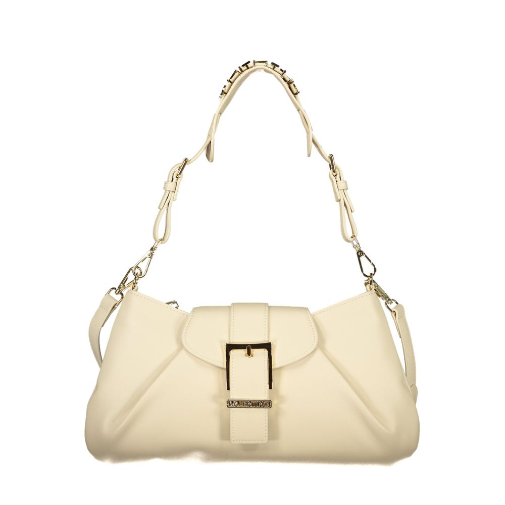 Mario Valentino Beige Polyurethane Damen Handtasche