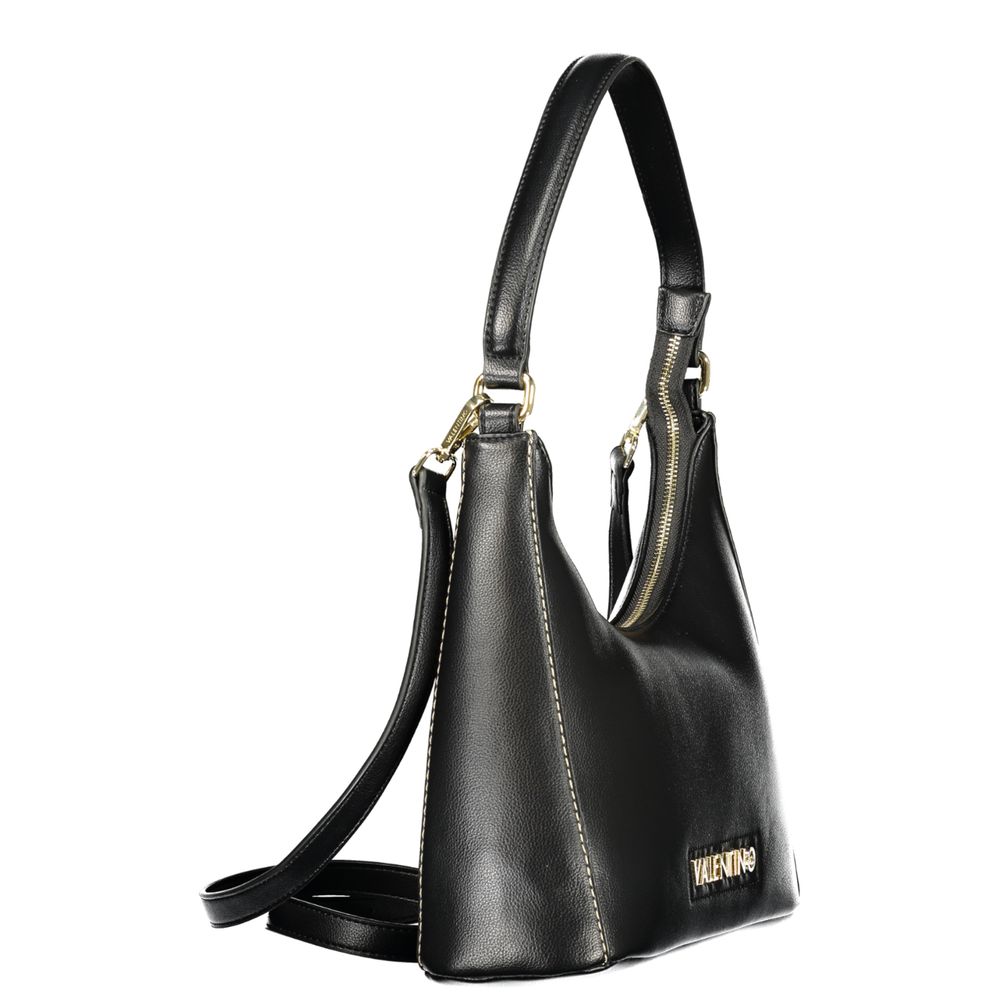 Mario Valentino Nero Polyurethane Damenhandtasche