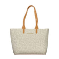 Mario Valentino Beige Polyurethane Damen Handtasche