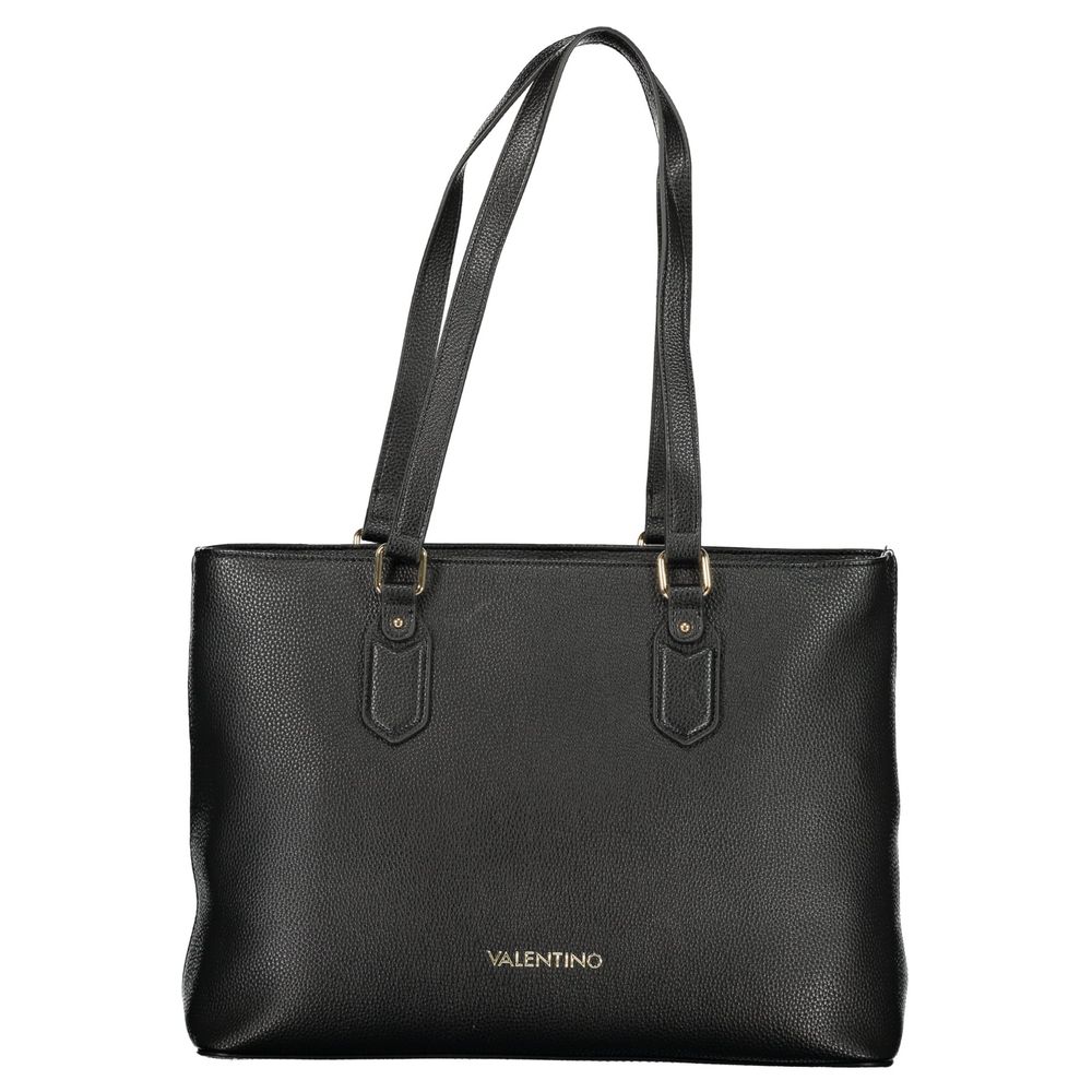 Mario Valentino Nero Polyurethane Damenhandtasche
