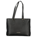 Mario Valentino Nero Polyurethane Damenhandtasche