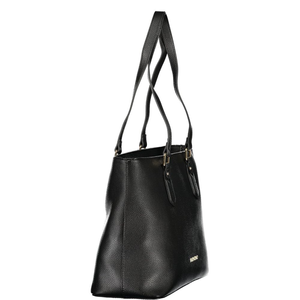 Mario Valentino Nero Polyurethane Damenhandtasche