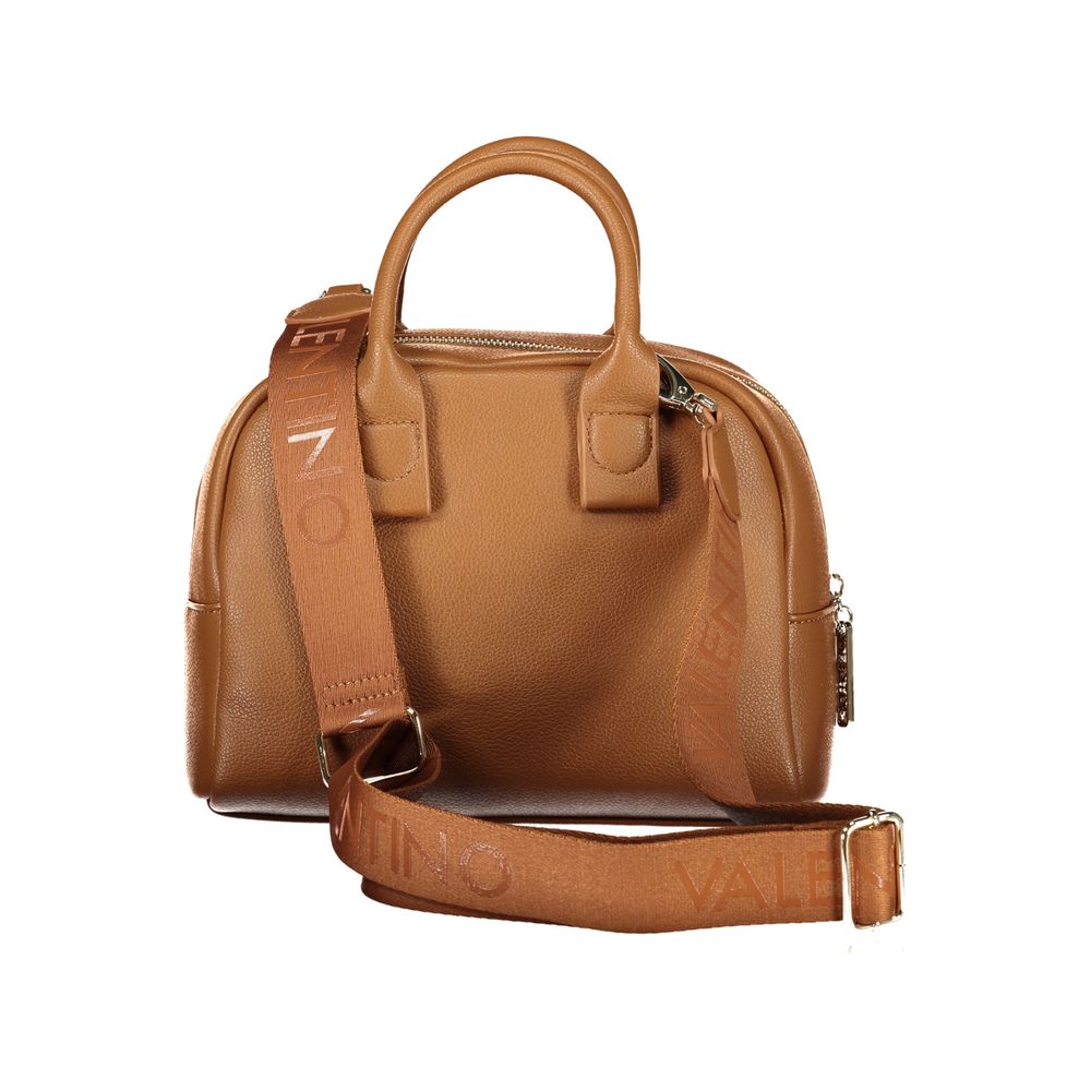 Mario Valentino Damen-Tasche aus braunem Polyurethan