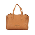 Mario Valentino Damen-Tasche aus braunem Polyurethan