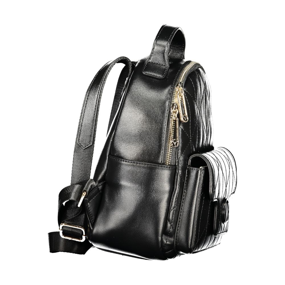 Mario Valentino Schwarzer Rucksack aus Polyurethan für Damen