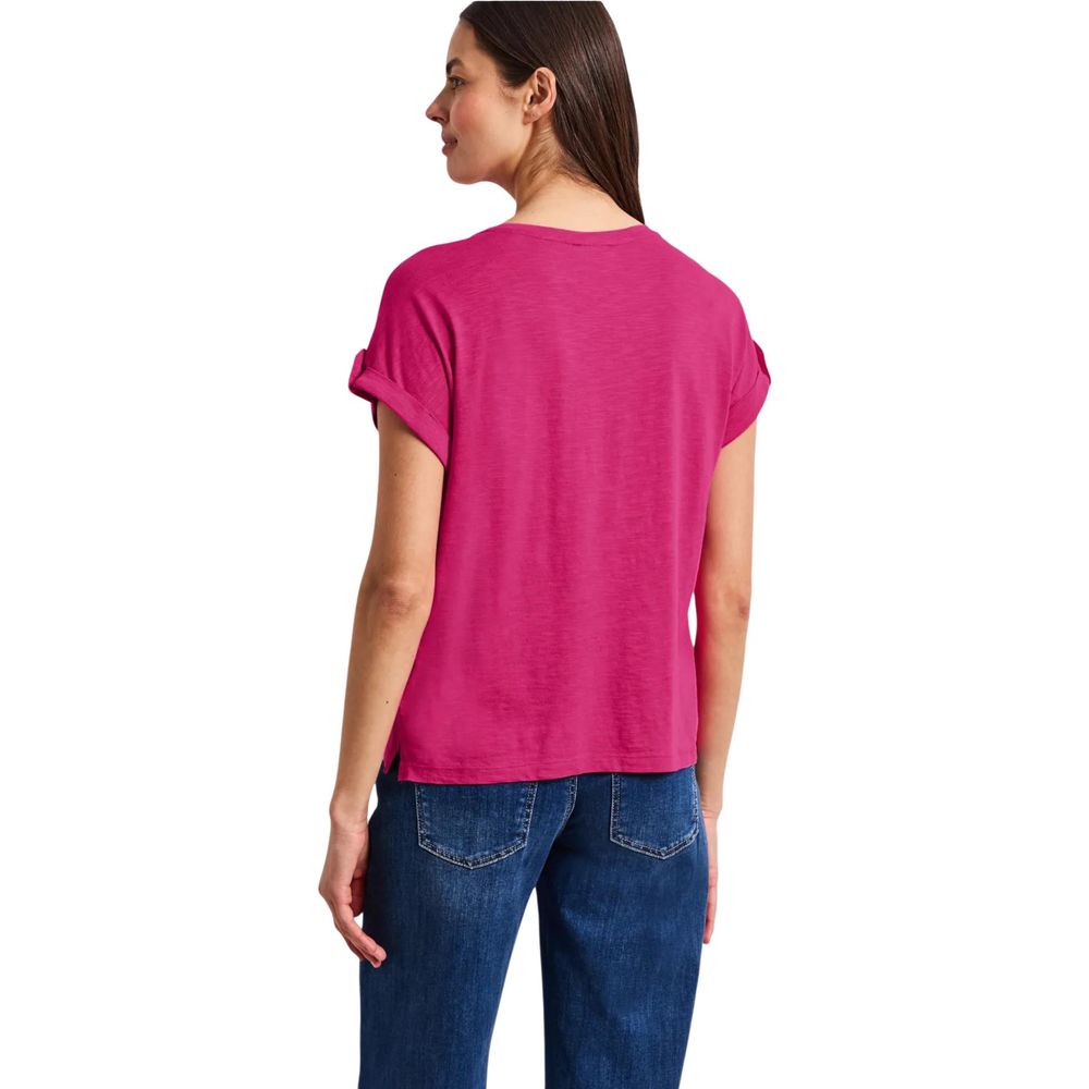 Street One Pink Cotton T-Shirt