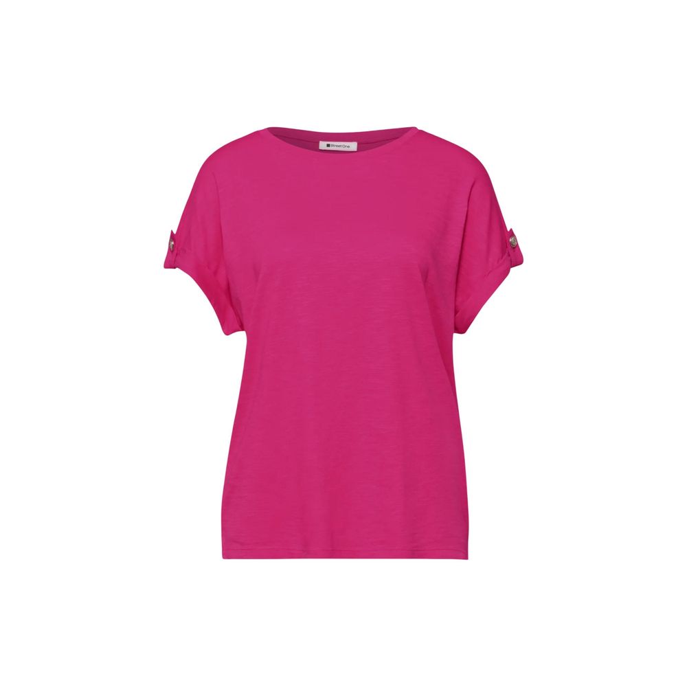 Street One Pink Cotton T-Shirt