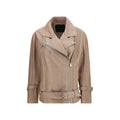 PINKO Beige Lammlederjacke