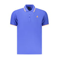 U.S. Grand Polo Blaues Baumwoll-Poloshirt für Herren
