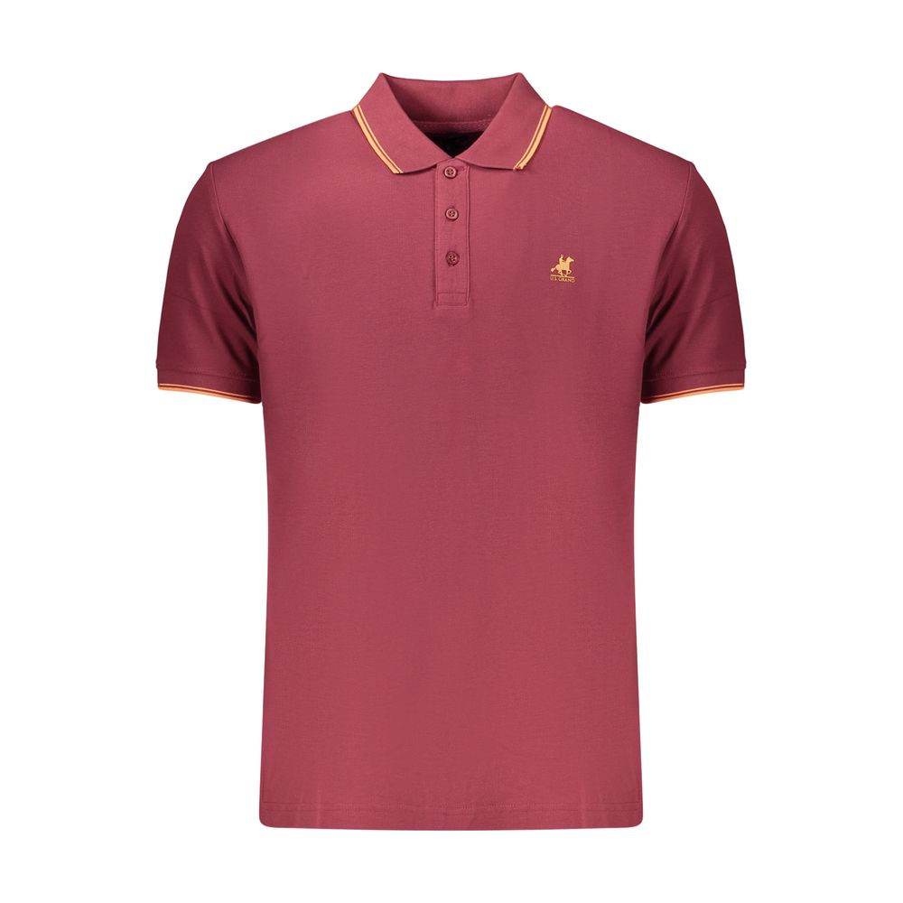 U.S. Grand Polo Rosso Baumwoll-Poloshirt für Herren